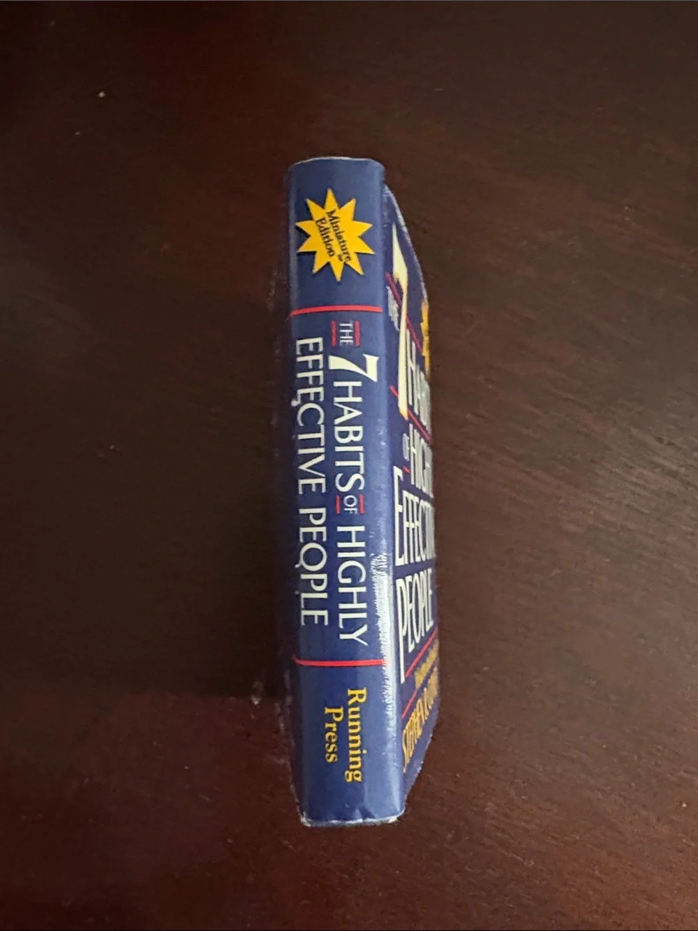 7 Habits of Highly Effective People by Stephen Covey Miniature Edition book